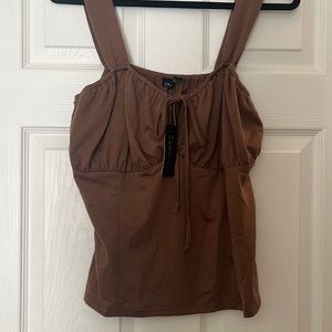 NWT Zenobia sleeveless tie top size 2xl